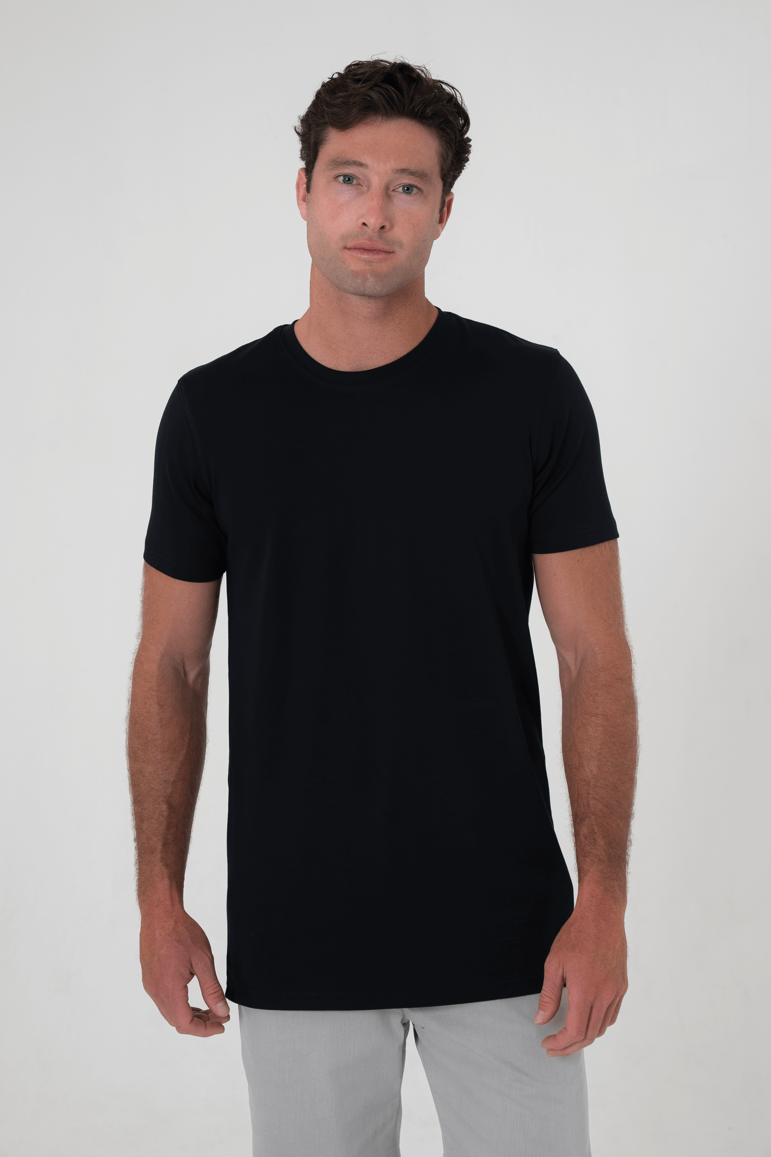 Supima cotton long torso tee for tall men